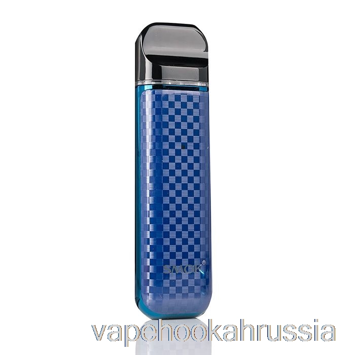 Vape Juice Smok Novo 2 25 Вт система капсул синий углеродное волокно